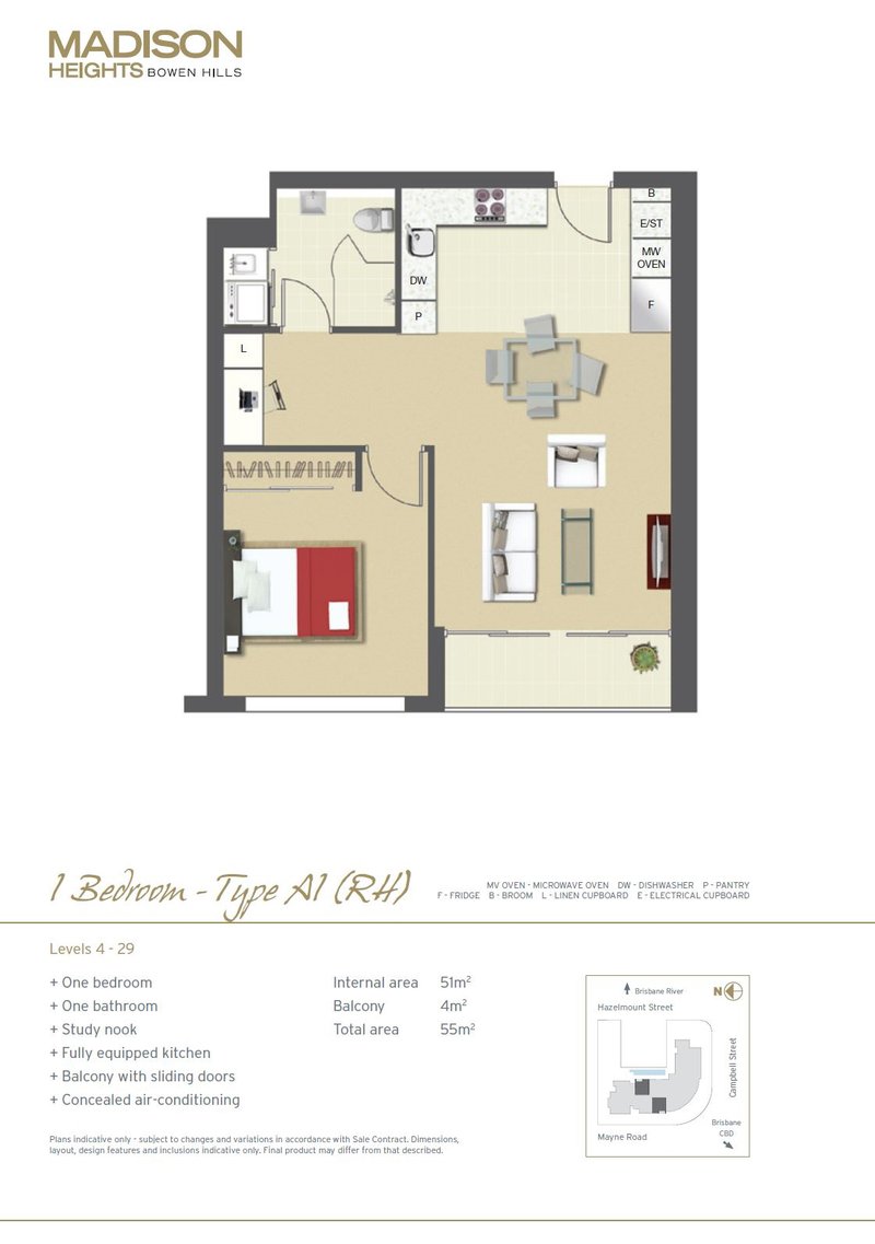 Photo - 0811/35 Campbell Street, Bowen Hills QLD 4006 - Image 4