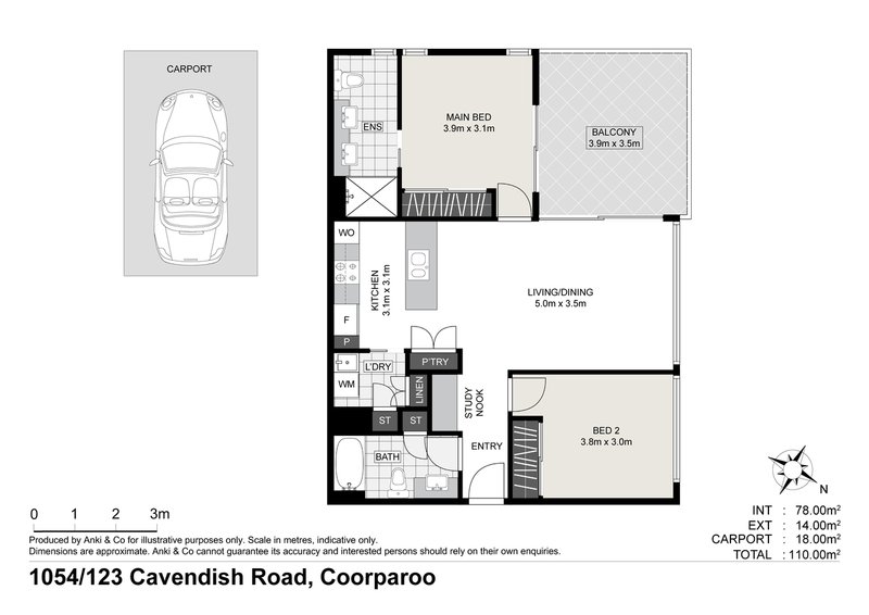 Photo - 1054/123 Cavendish Road, Coorparoo QLD 4151 - Image 13