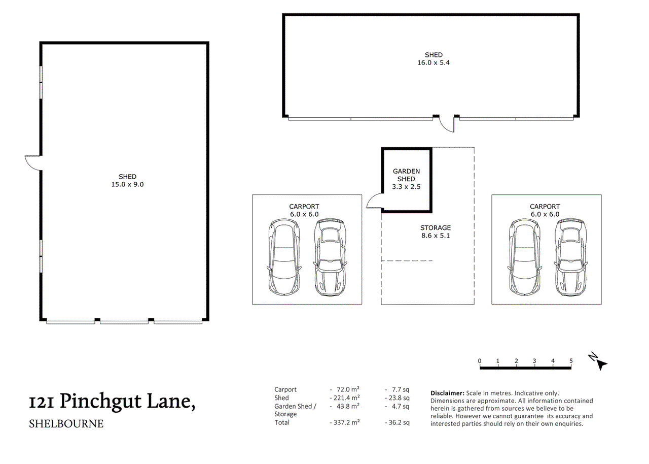 Floor plan for 4-bedroom house at 121 Pinchgut Lane, Shelbourne, VIC 3515, Loddon, Victoria