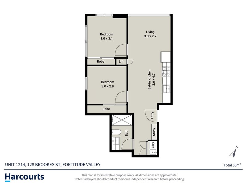 Photo - 1214/128 Brookes Street, Fortitude Valley QLD 4006 - Image 14