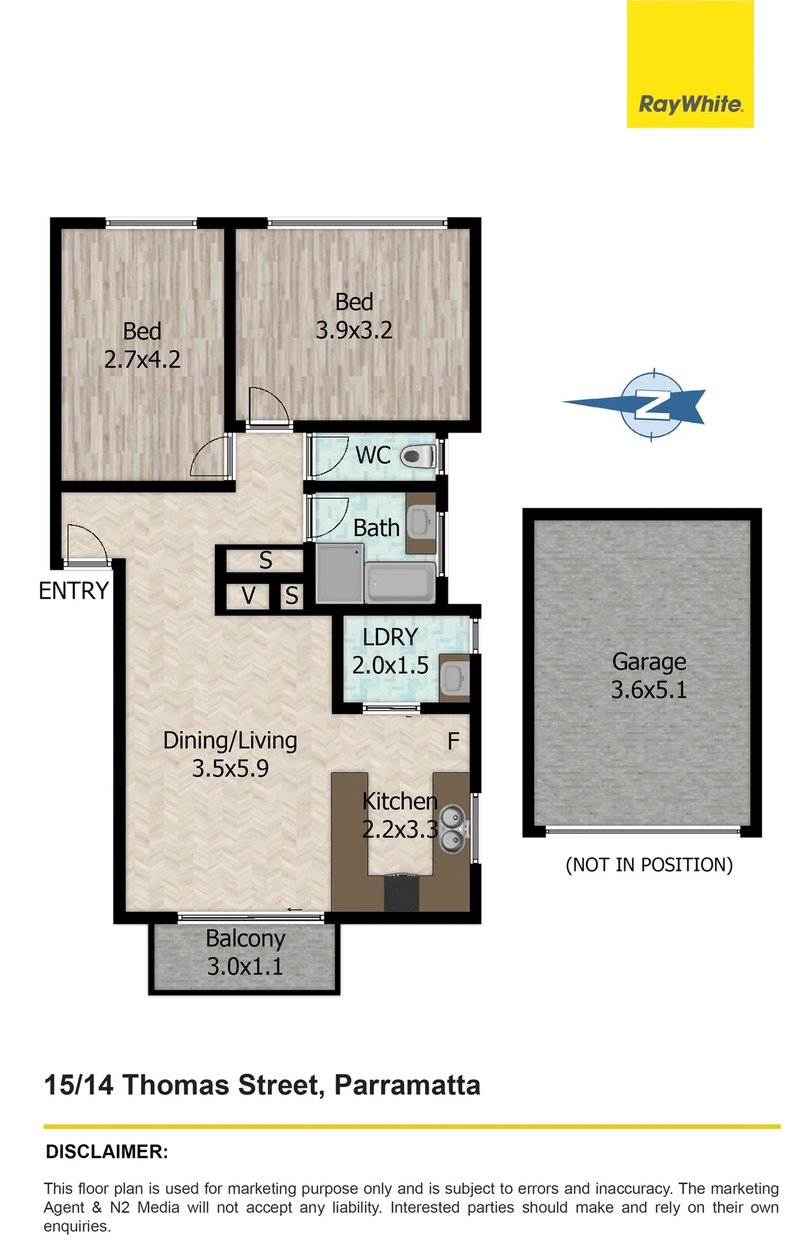 Photo - 15/14 Thomas Street, Parramatta NSW 2150 - Image 9