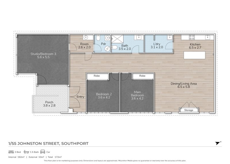 Photo - 1/55 Johnston Street, Southport QLD 4215 - Image 1
