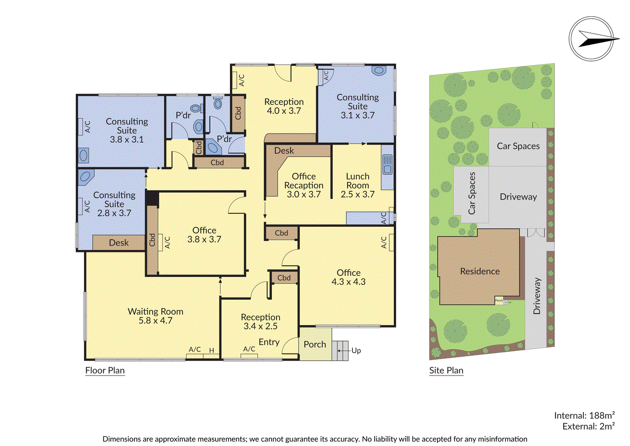 Floor plan for 3-bedroom house at 2 Park Crescent, Boronia, VIC 3155, Knox, Victoria