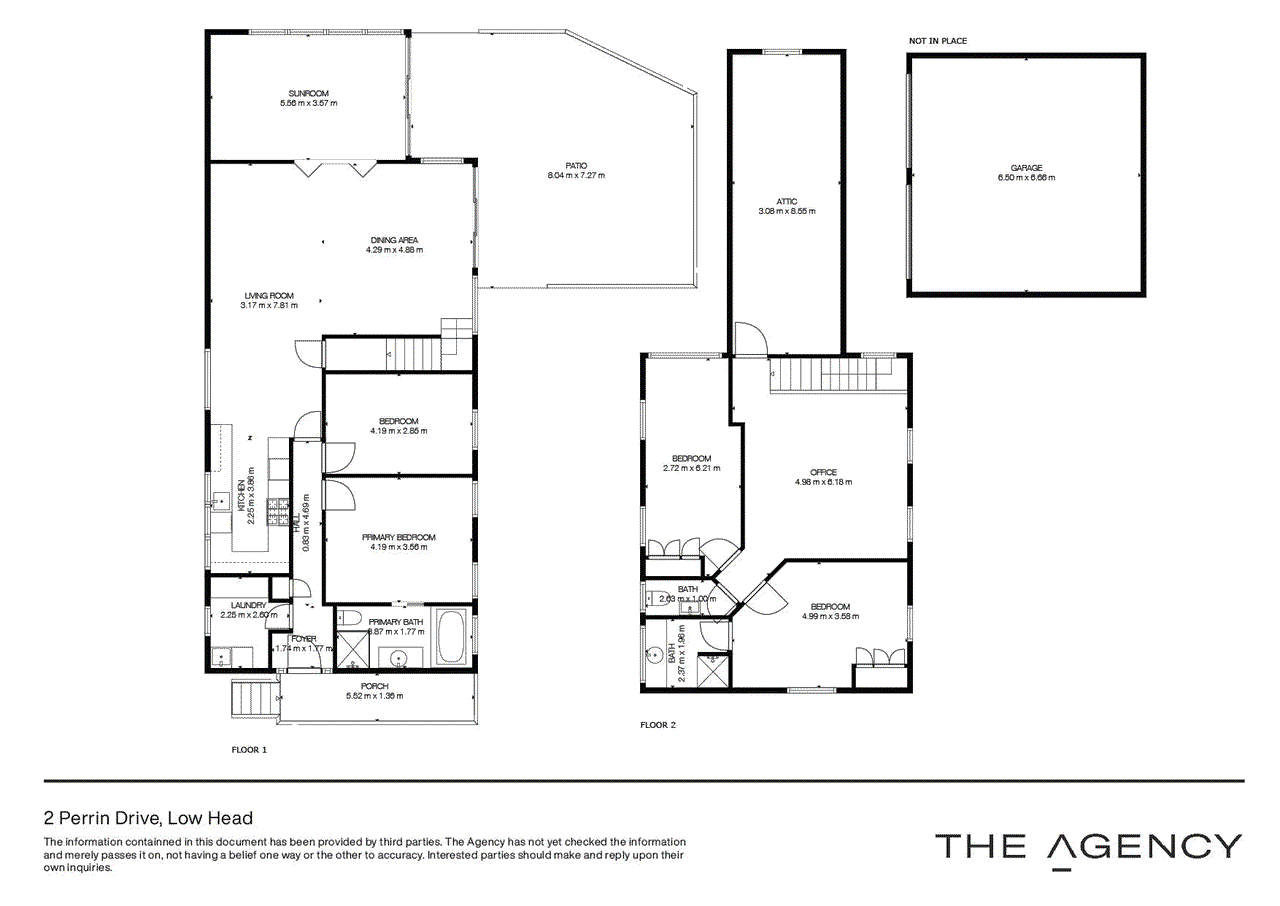 Floor plan for 4-bedroom house at 2 Perrin Drive, Low Head, TAS 7253, George Town, Tasmania