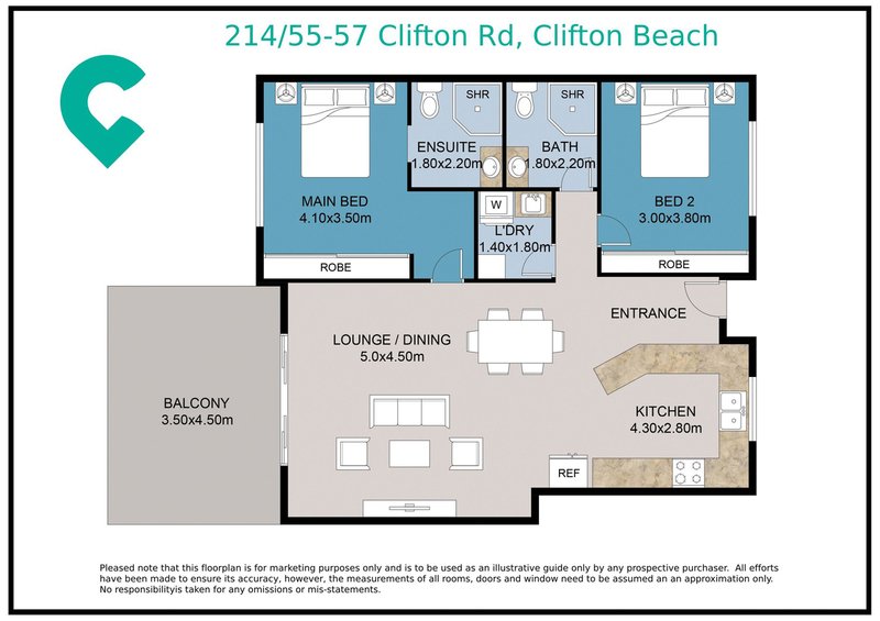 Photo - 214/55-57 Clifton Road, Clifton Beach QLD 4879 - Image 18