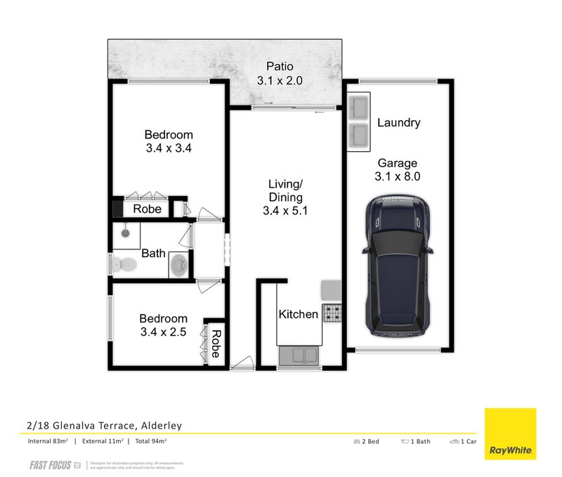 Photo - 2/18 Glenalva Terrace, Alderley QLD 4051 - Image 17