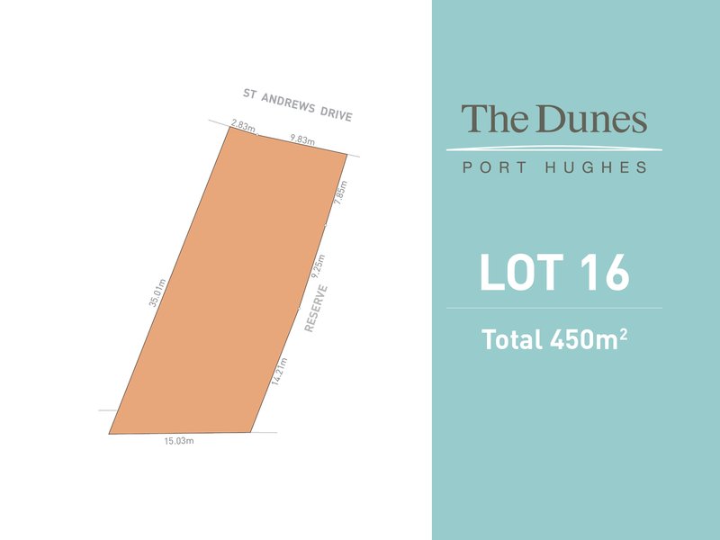 22 (Lot 16) St Andrews Drive, Port Hughes SA 5558