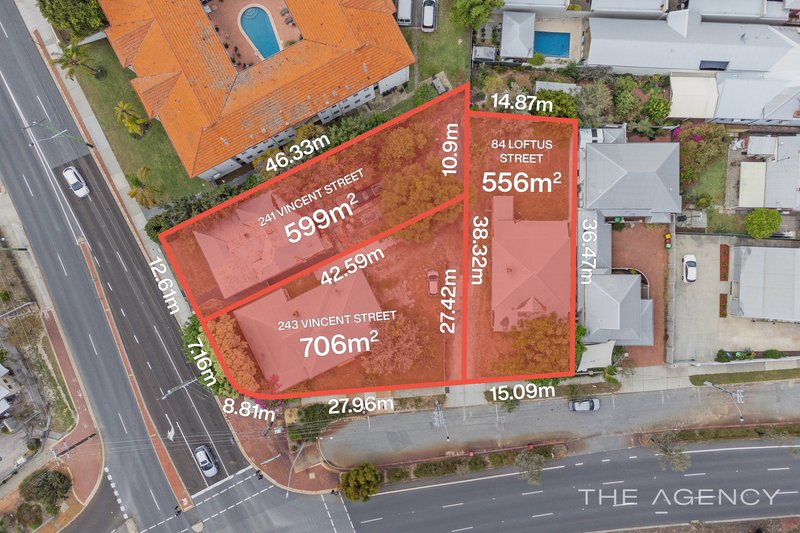 241, 243 Vincent Street & 84 Loftus Street, West Perth WA 6005