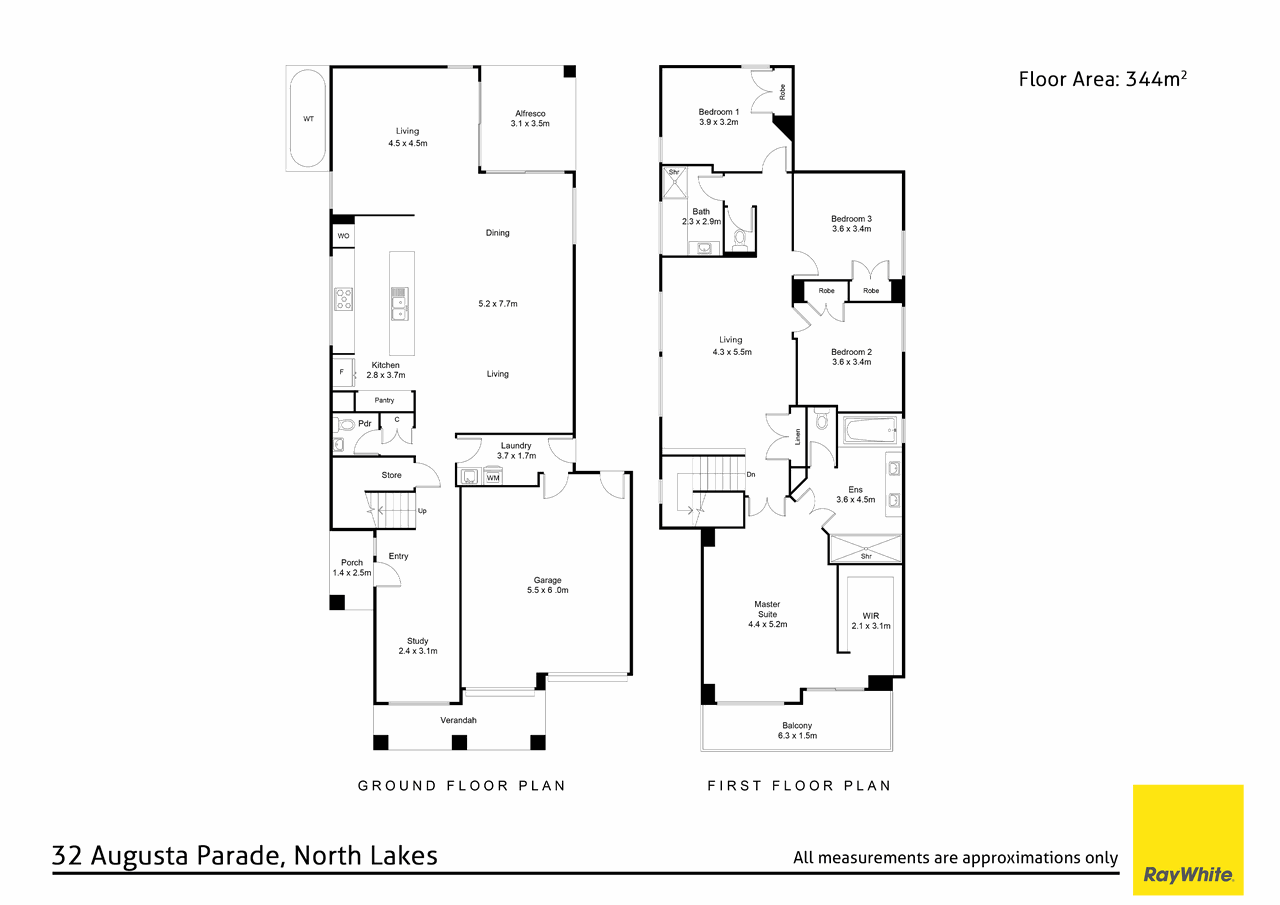 Floor plan for 4-bedroom house at 32 Augusta Parade, North Lakes, QLD 4509, , Queensland