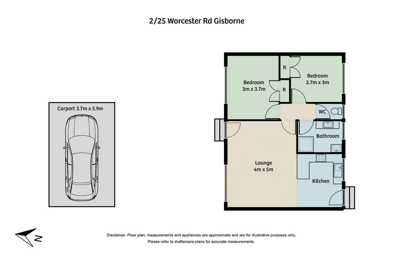 2-bedroom unit at 3/25 Worcester Road, Gisborne, VIC 3437, Macedon Ranges, Victoria