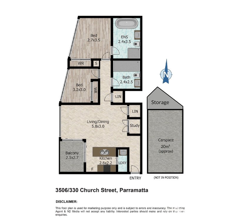 Photo - 3506/330 Church Street, Parramatta NSW 2150 - Image 14