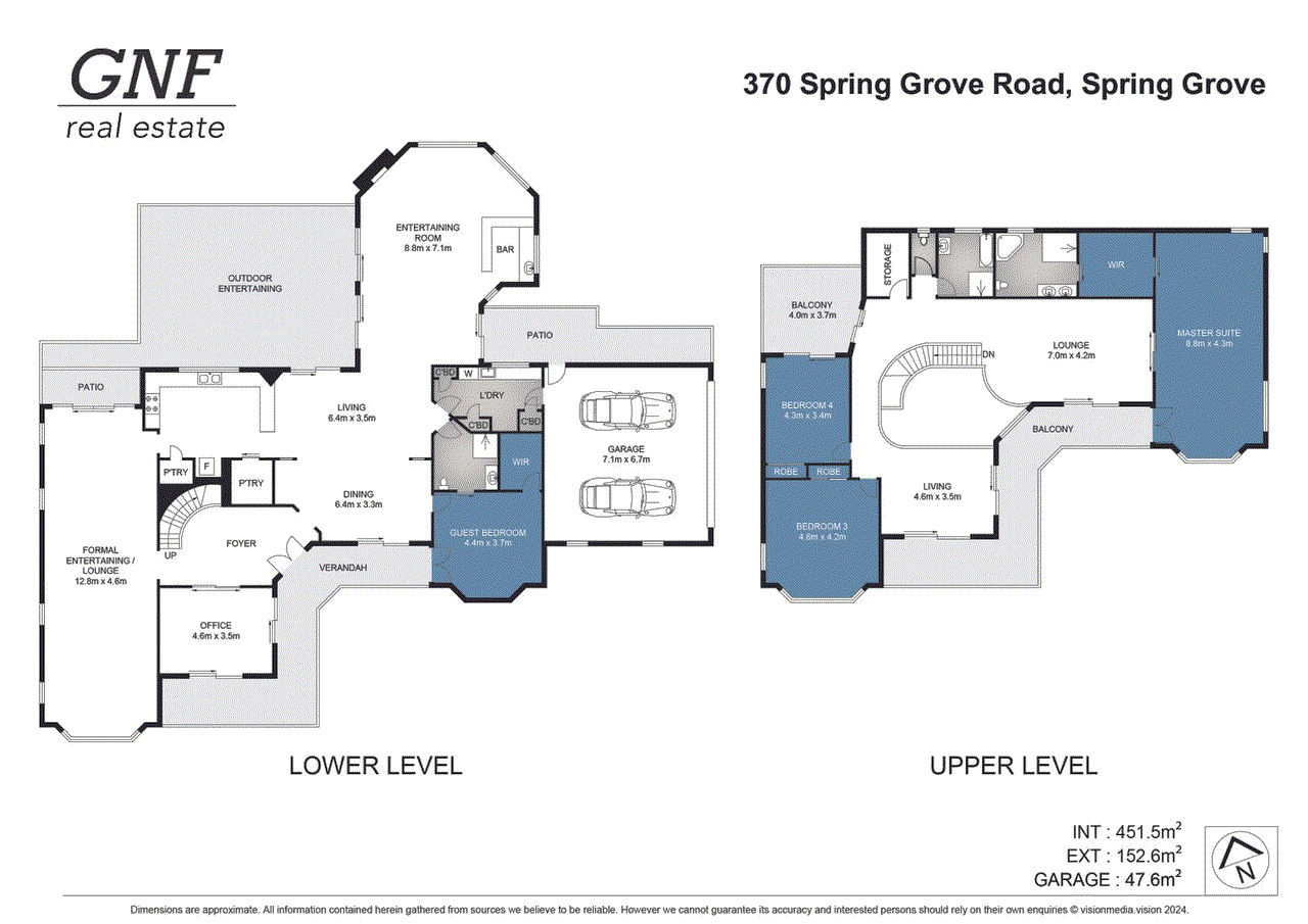 Floor plan for 4-bedroom house at 370 Spring Grove Road, Spring Grove, NSW 2470, Richmond Valley, New South Wales