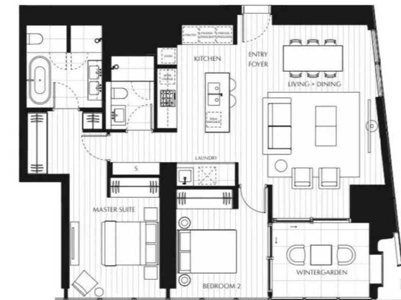 Photo - 37F/2 Watermans Quay, Barangaroo NSW 2000 - Image 9