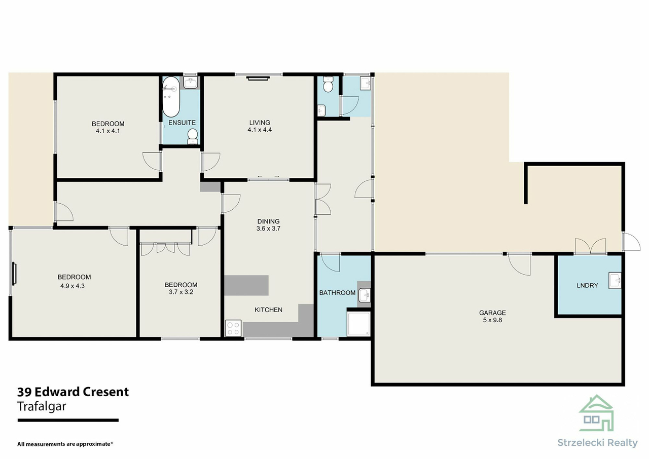 3-bedroom house at 39 Edward Crescent, Trafalgar, VIC 3824, Baw Baw, Victoria