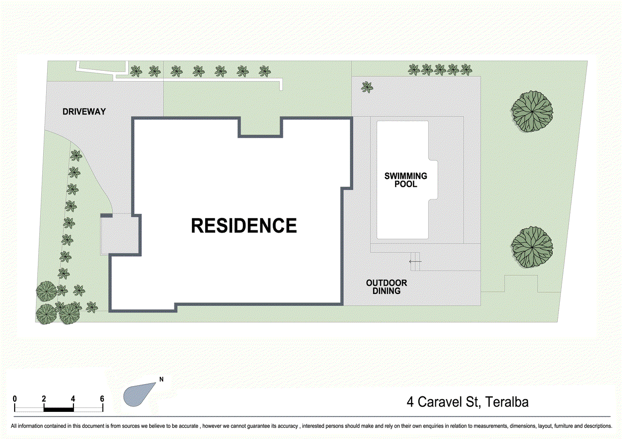 Floor plan for 5-bedroom house at 4 Caravel Street, Teralba, NSW 2284, , New South Wales