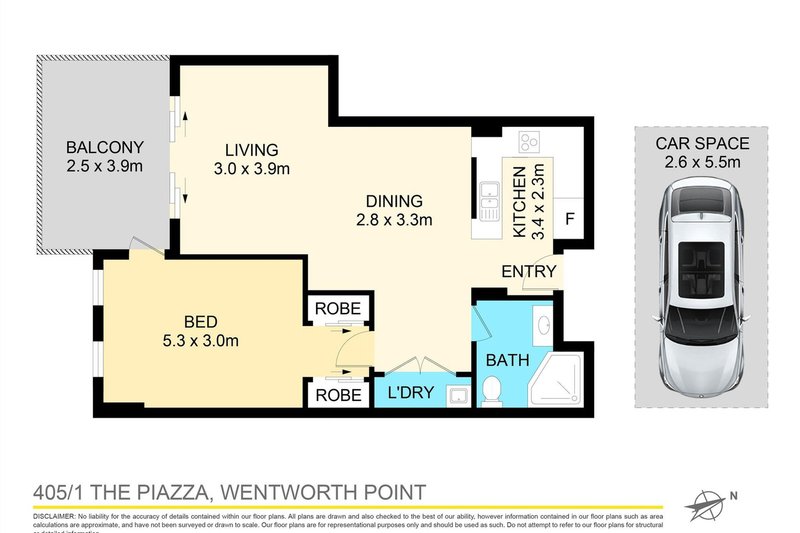 Photo - 405/1 The Piazza , Wentworth Point NSW 2127 - Image 8