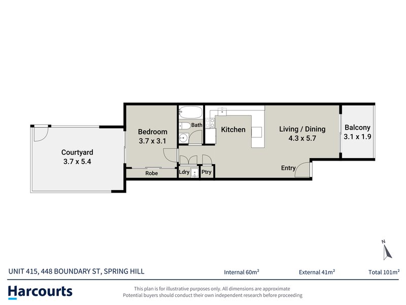 Photo - 415/448 Boundary Street, Spring Hill QLD 4000 - Image 12