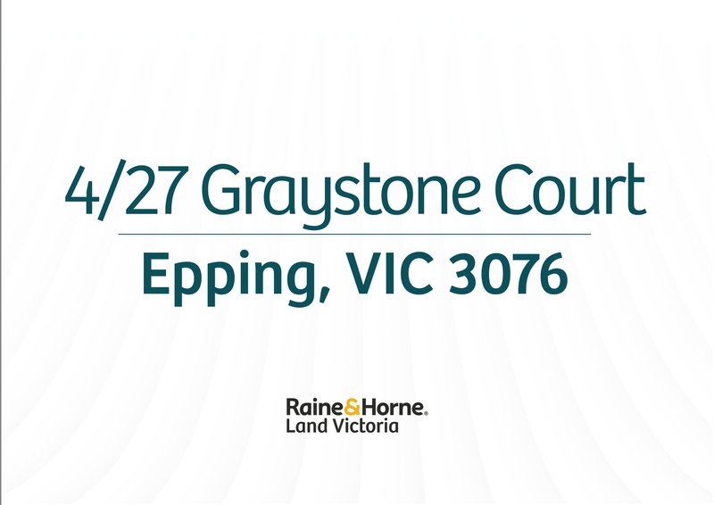 Photo - 4/27 Graystone Court, Epping VIC 3076 - Image 1