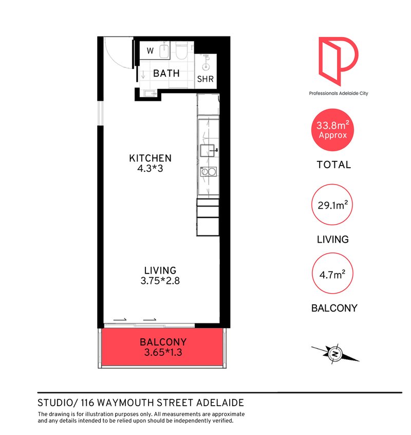 Photo - 609B/116 Waymouth Street, Adelaide SA 5000 - Image 5