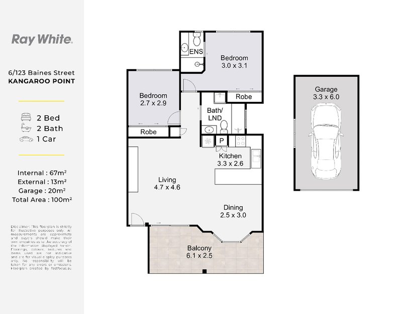 Photo - 6/123 Baines Street, Kangaroo Point QLD 4169 - Image 19