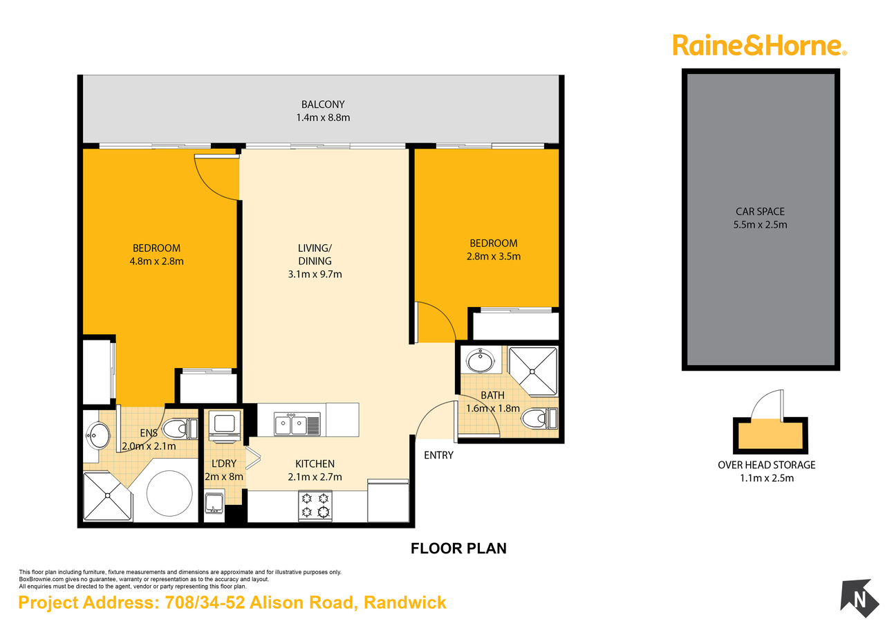2-bedroom unit at 708 34-52 ALISON ROAD, RANDWICK NSW 2031, Randwick, New South Wales