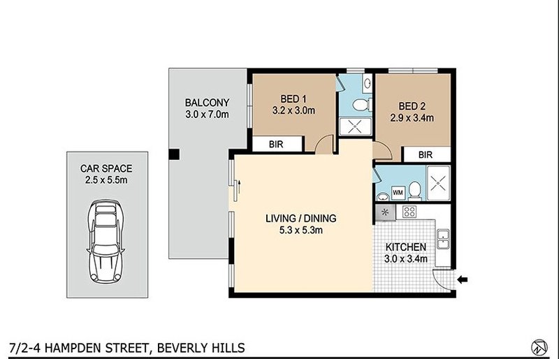 Photo - 7/2-4 Hampden Street, Beverly Hills NSW 2209 - Image 3