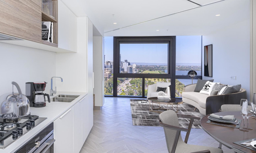 1-bedroom unit at 807/11 Barrack Square, Perth, WA 6000, Vincent, Western Australia