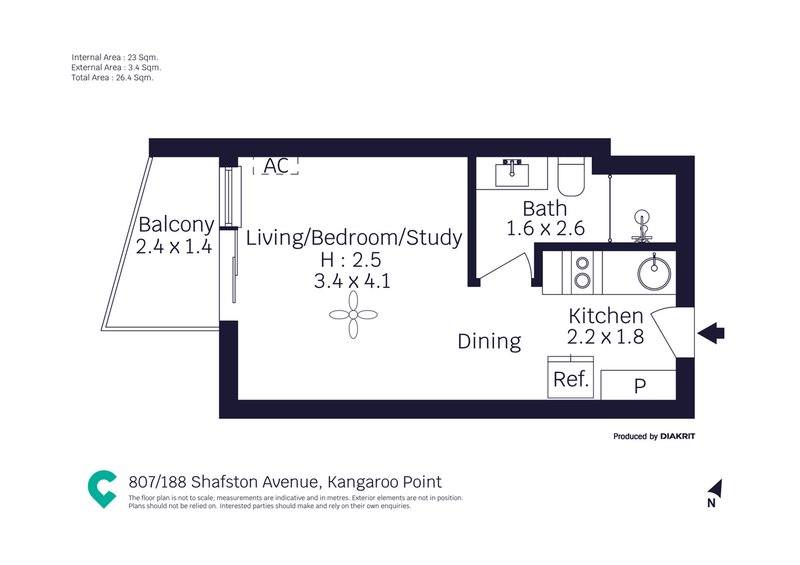 Photo - 807/188 Shafston Avenue, Kangaroo Point QLD 4169 - Image 8