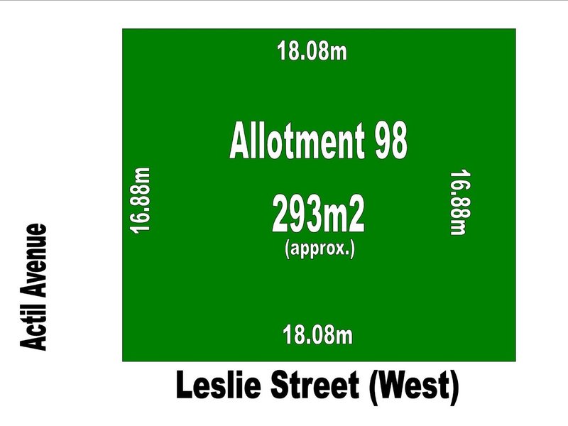 Allotment Leslie Street, St Clair SA 5011