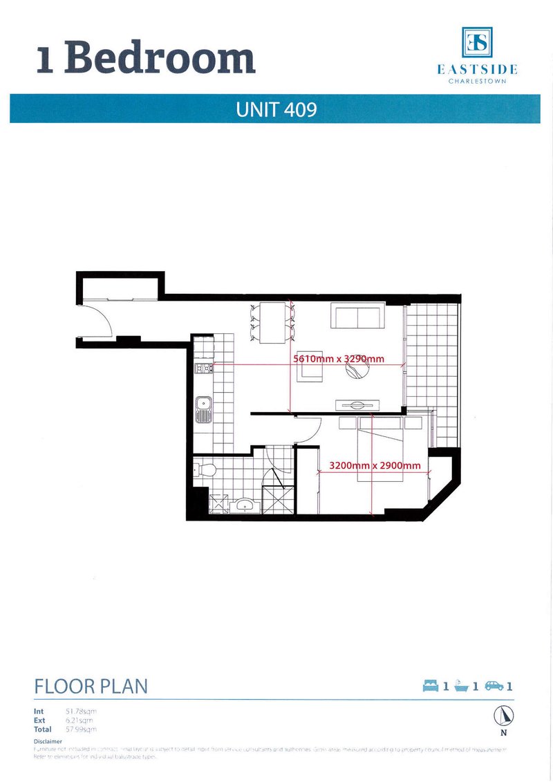 Photo - Apt 409/6-8 Charles Street, Charlestown NSW 2290 - Image 5