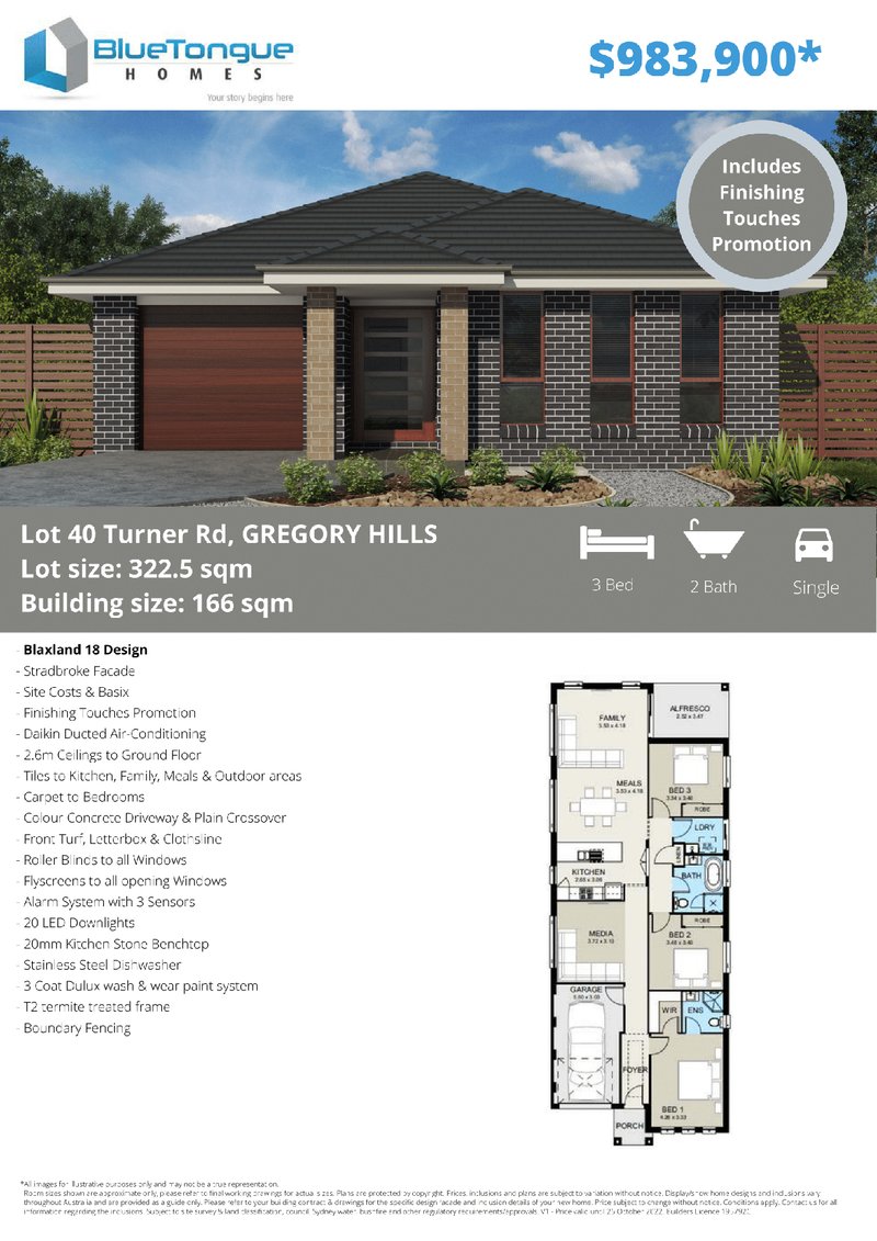 Blaxland - 18/Lot 40 Turner Road, Gregory Hills NSW 2557