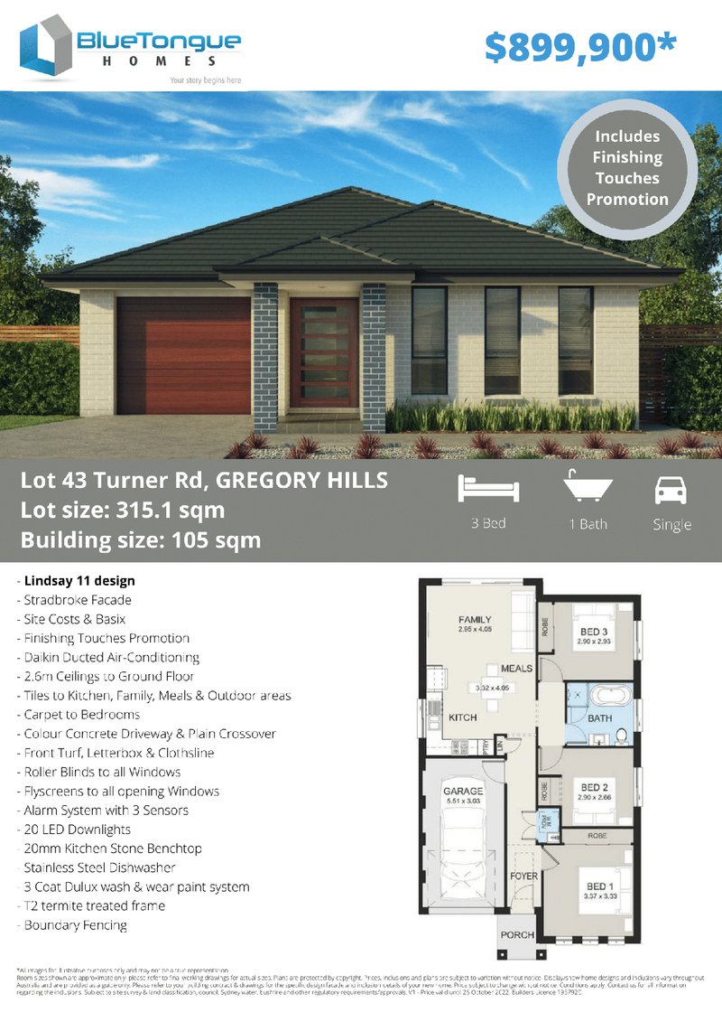 Lindsay - 11/Lot 43 Turner Road, Gregory Hills NSW 2557