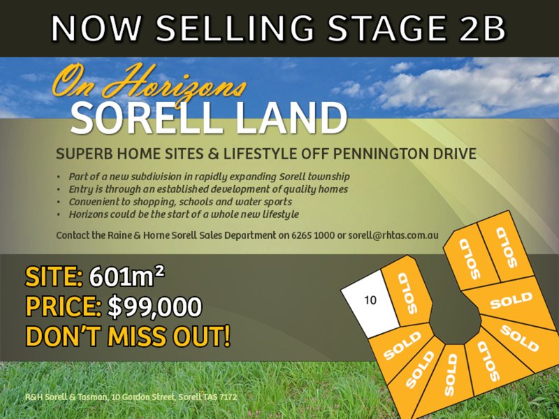 Lot 10 On Horizons , Sorell TAS 7172