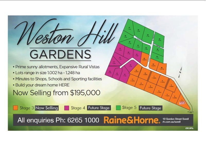 Lot 10 Weston Hill Gardens (Off Weston Hill Road) , Sorell TAS 7172