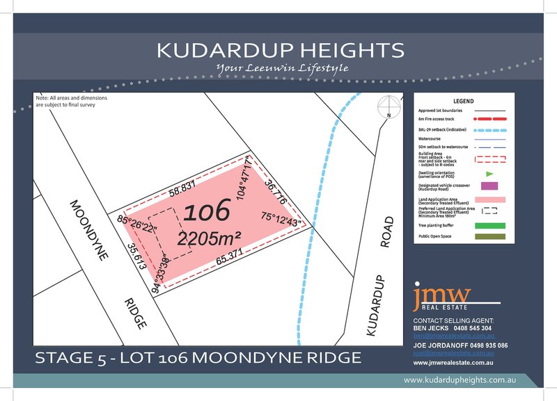 Lot 106 Kudardup Heights, Kudardup WA 6290