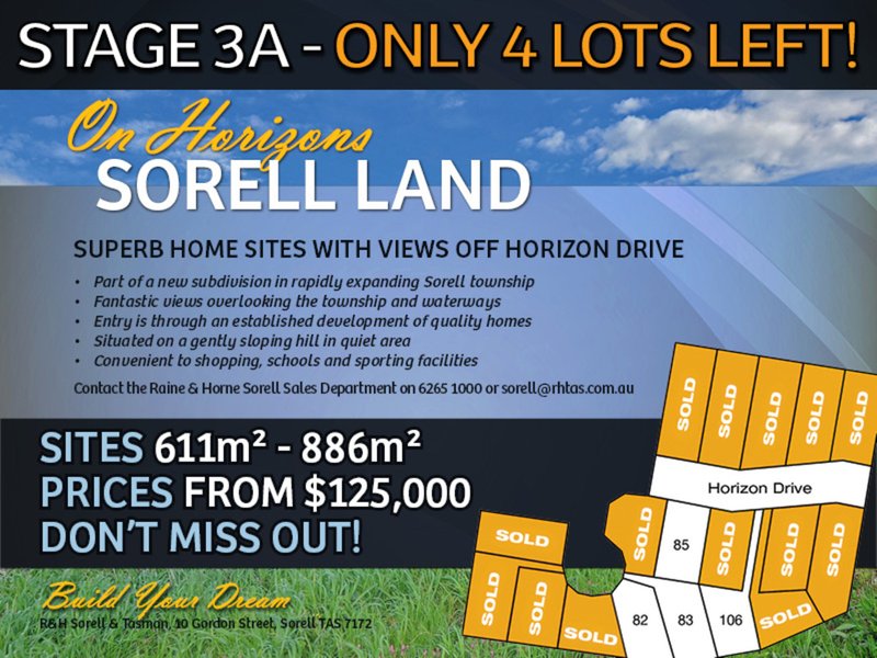 Lot 106 On Horizons , Sorell TAS 7172