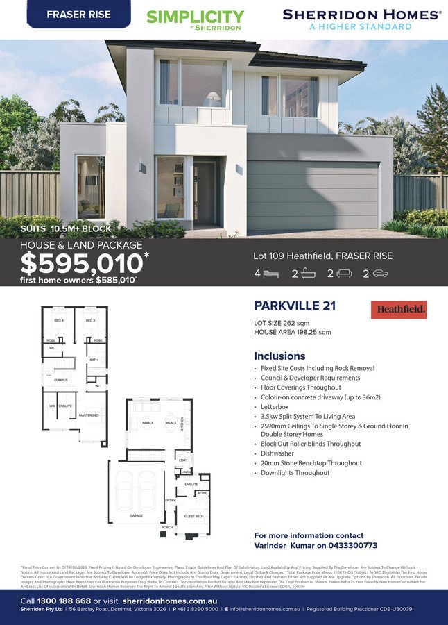 Photo - Lot 109/ Krateron Street, Fraser Rise VIC 3336 - Image 2