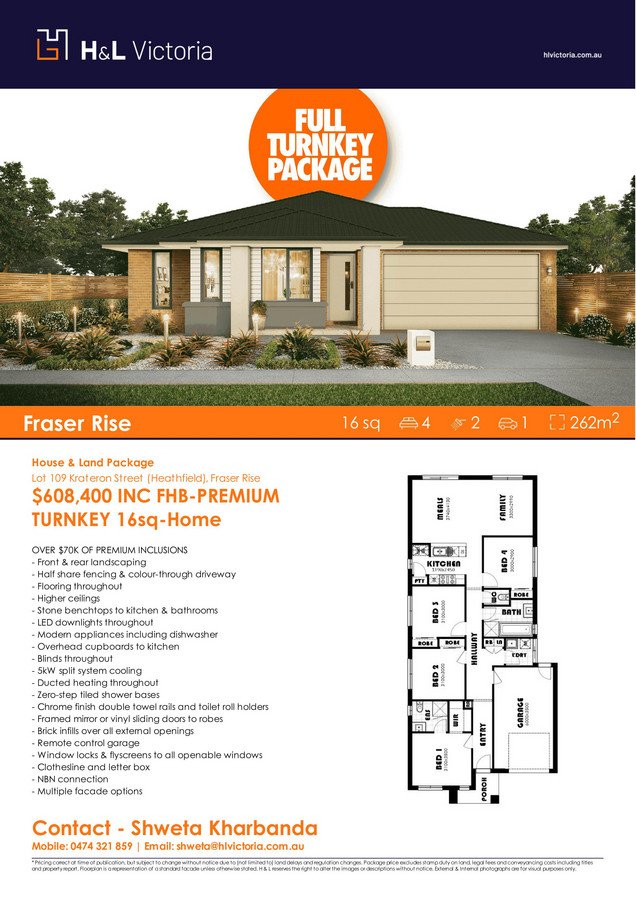 Photo - Lot 109/ Krateron Street, Fraser Rise VIC 3336 - Image 2