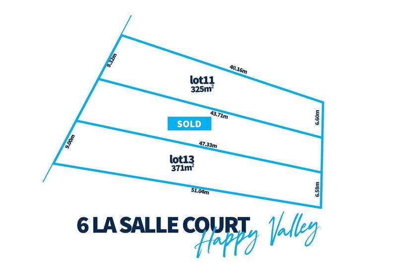 Lot 11 & Lot 13, 6 La Salle Court, Happy Valley SA 5159