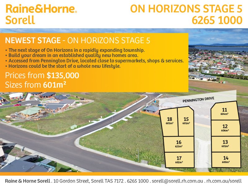 Lot 12 On Horizons (Dubbs And Co Drive) , Sorell TAS 7172