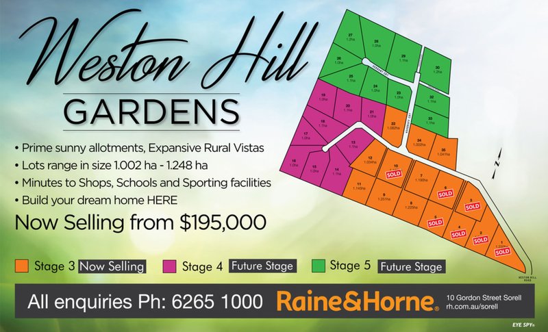 Lot 12 Weston Hill Gardens (Off Weston Hill Road) , Sorell TAS 7172