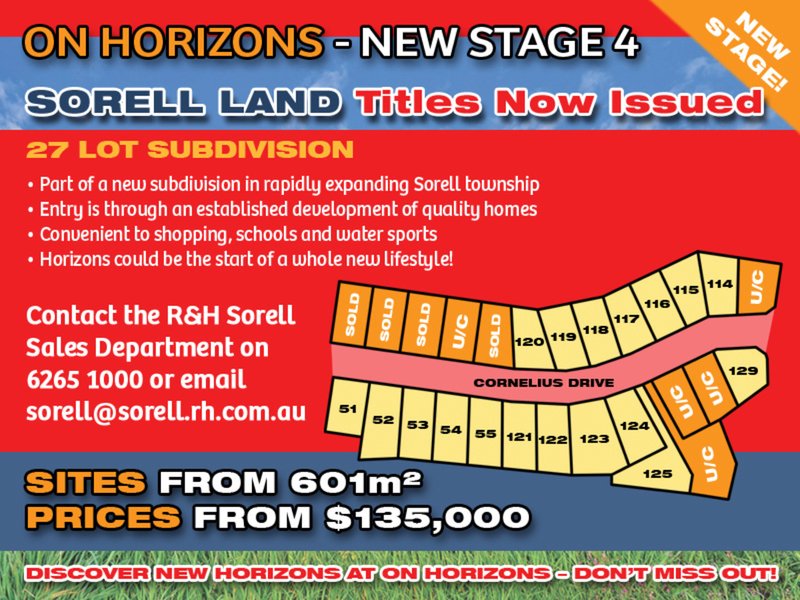 Lot 120 'On Horizons', Cornelius Drive, Sorell TAS 7172