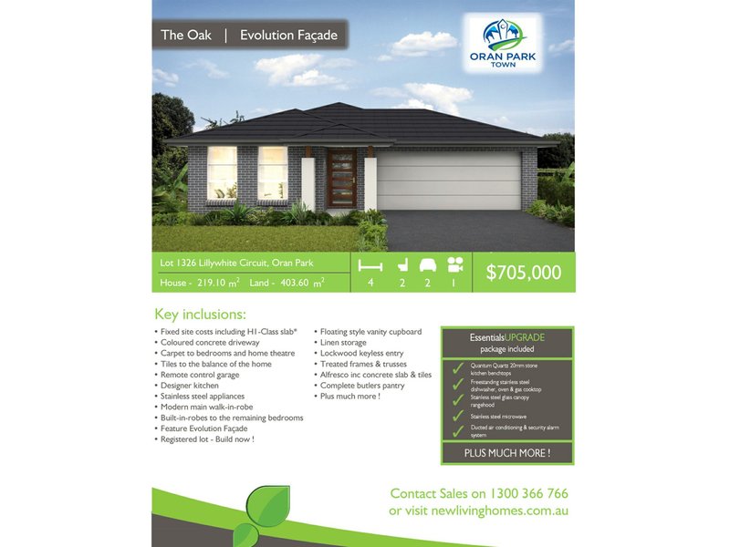 Photo - Lot 1326/7 Lillywhite Circuit, Oran Park NSW 2570 - Image 3