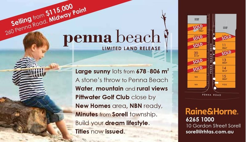 Lot 20, 260 Penna Road, Midway Point TAS 7171