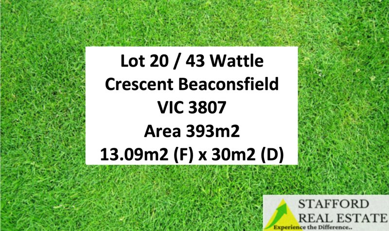 Lot 20 43 Wattle Crescent, Beaconsfield VIC 3807