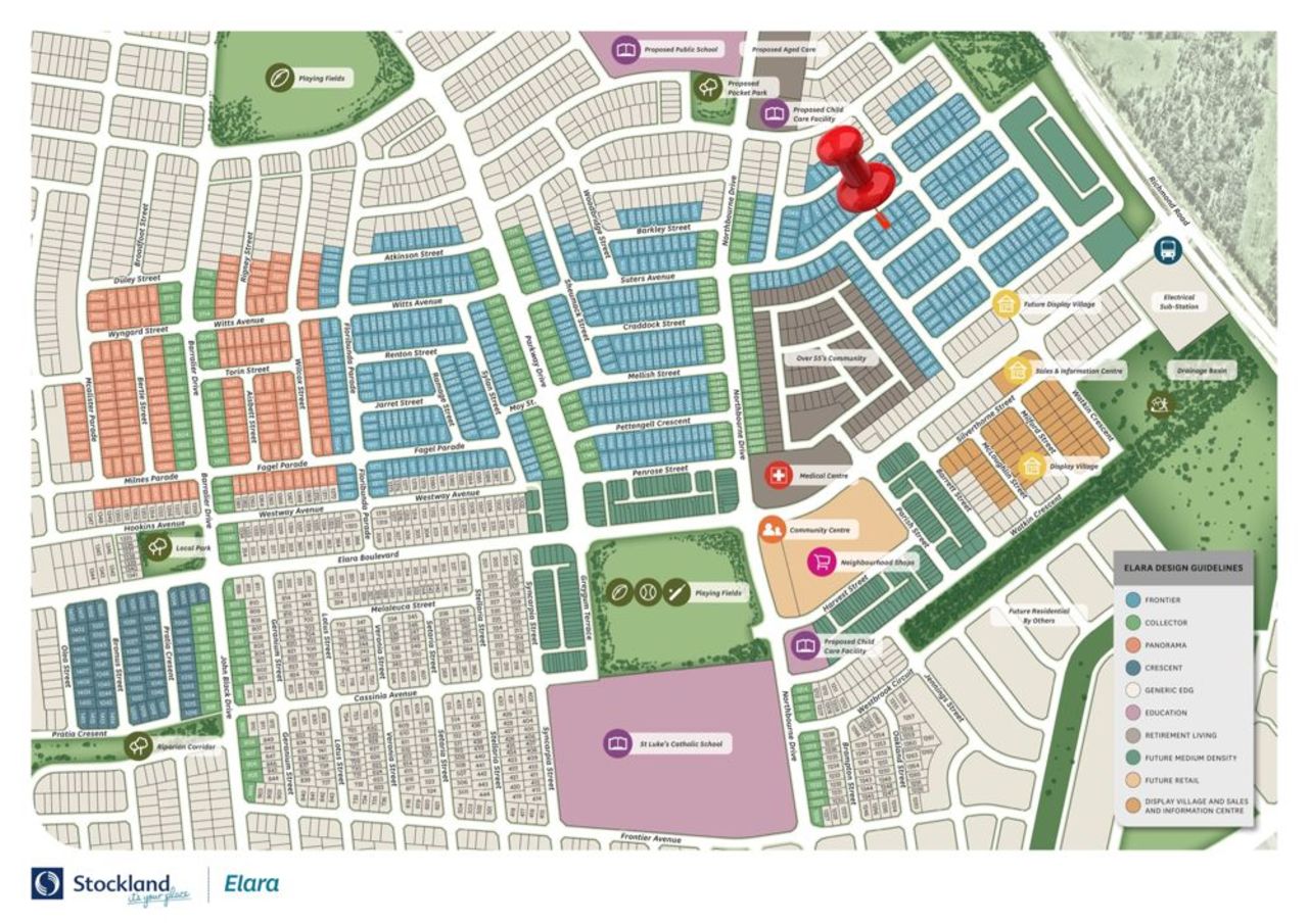 Elara Marsden Park Map Lot 2620 Suters Avenue, Marsden Park Nsw 2765 | Real Estate Industry  Partners