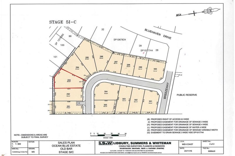 Lot 293 'The Sanctuary' , Old Bar NSW 2430