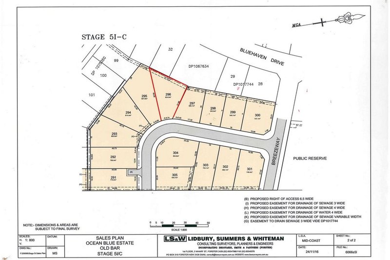 Lot 296 'The Sanctuary' , Old Bar NSW 2430