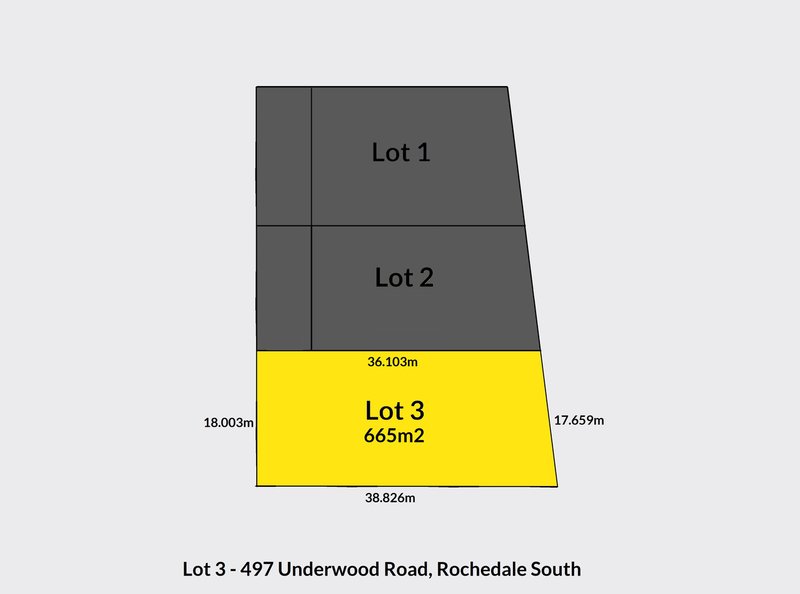 Lot 3 - 497 Underwood Road, Rochedale South QLD 4123