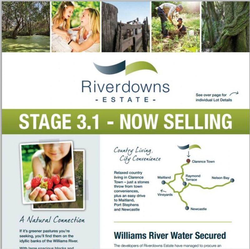 Lot 308 Riverdowns Estate , Clarence Town NSW 2321